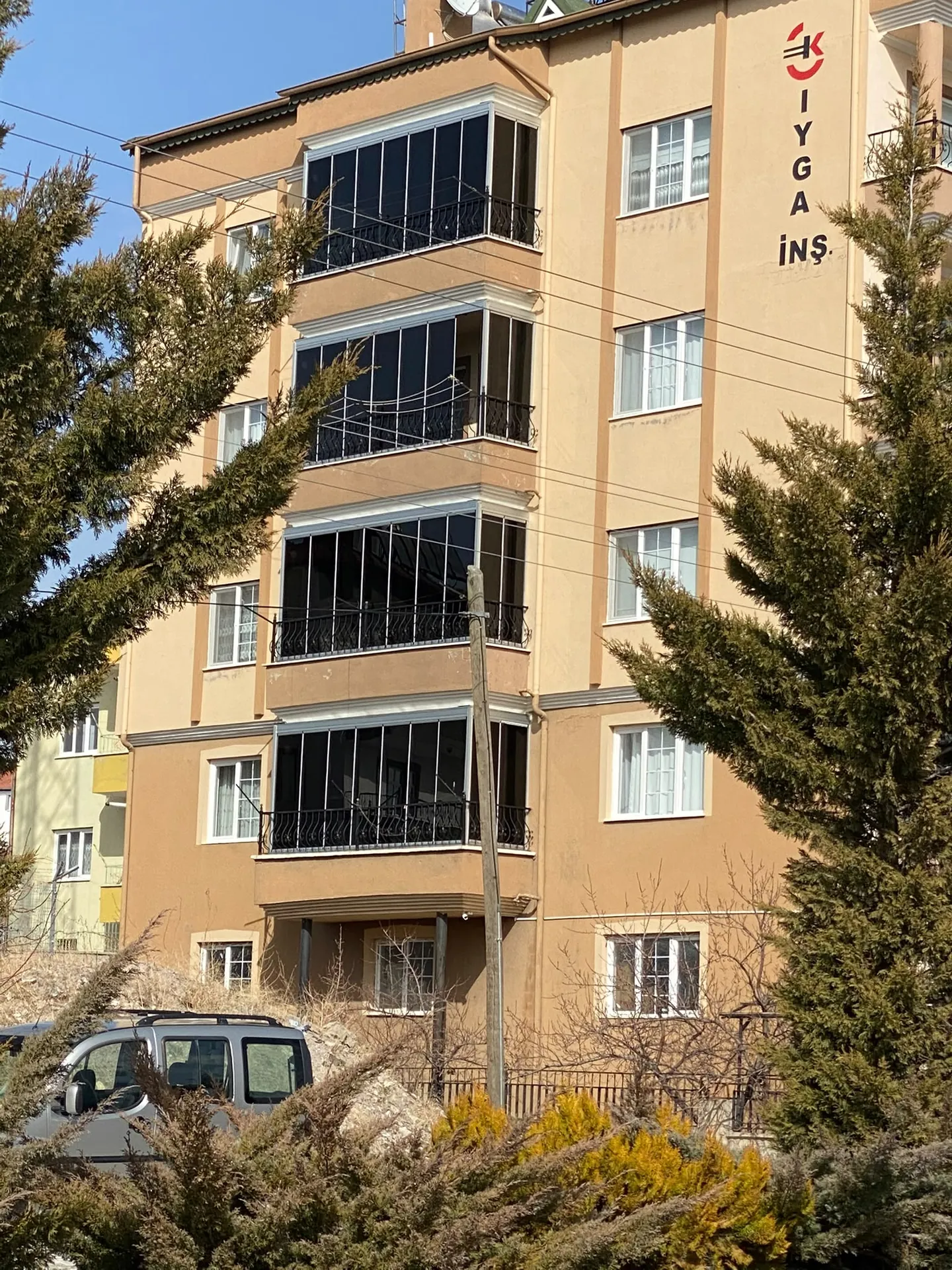 Kıyga İnşaat Konut Projesi Cam Balkon